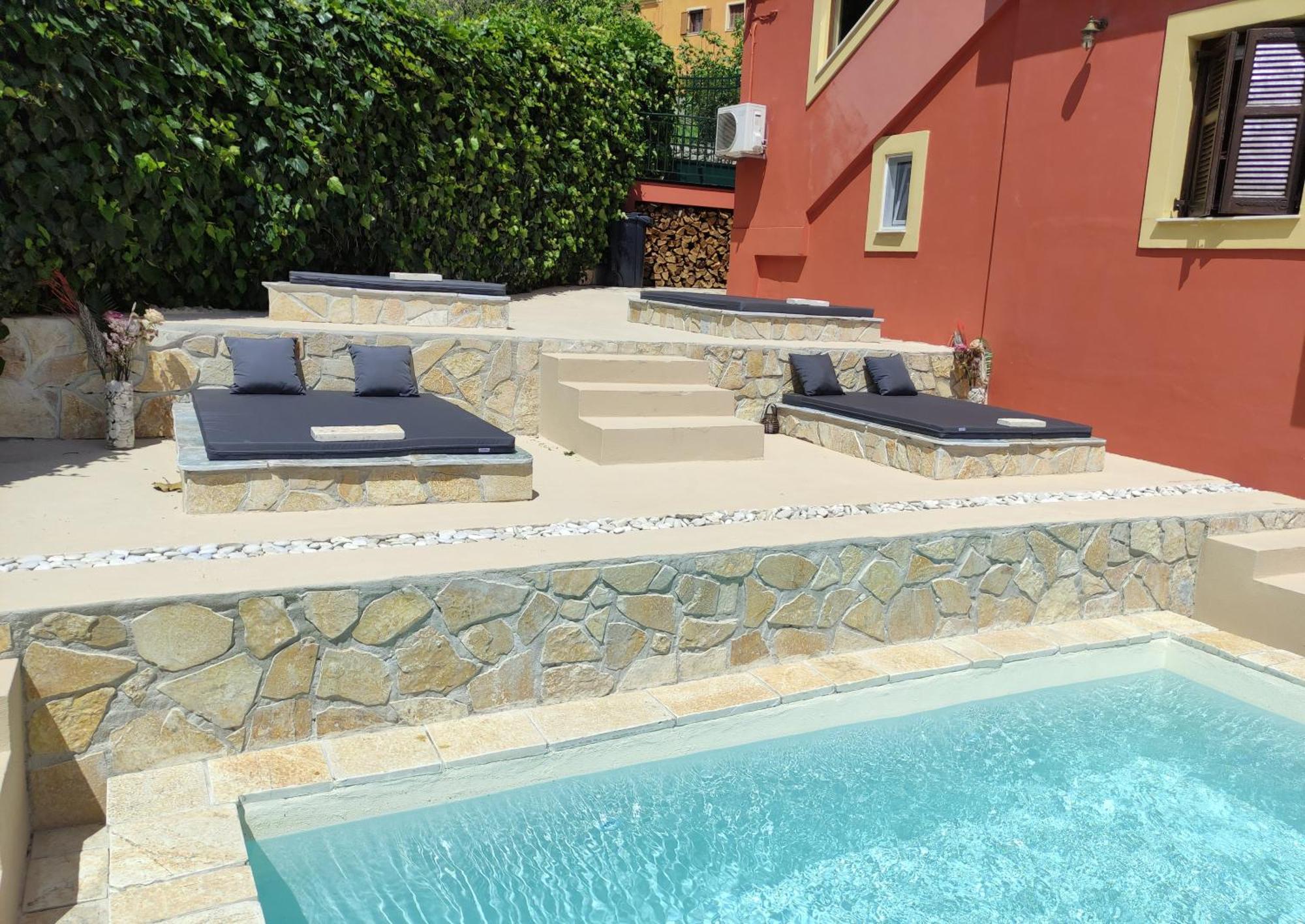 Gkk House Private Swimming Pool Luxury House Villa Skriperon Exterior photo